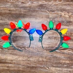 NWT BE JOLLY C7 LIGHTS HEADBANDS THREE FUNCTIONS BLINKING SOLID FAST HAIR DECOR